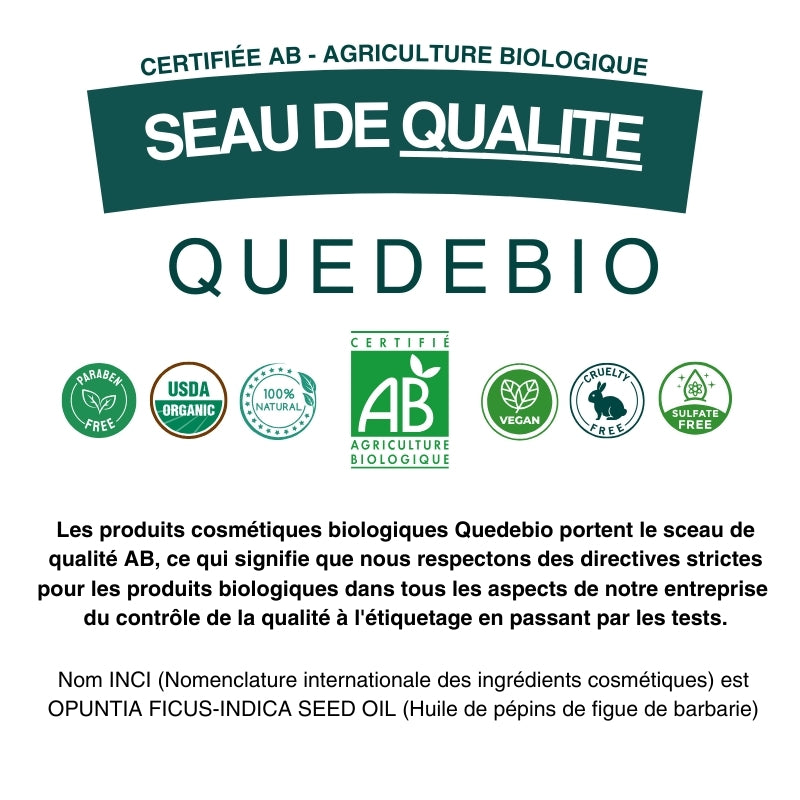 The Real 100% Pure and Organic Prickly Pear Seed Oil - 30ml