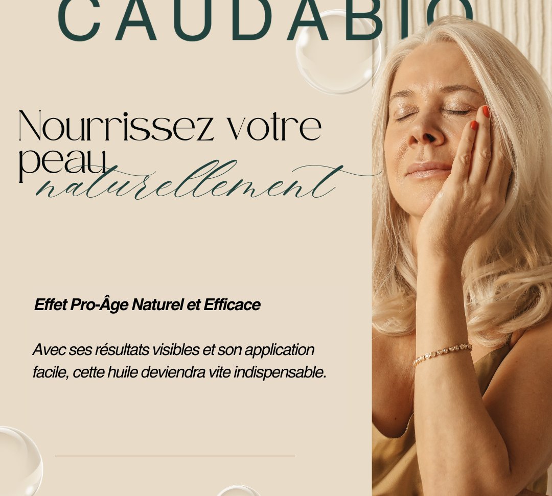 Huile anti rides c'est l'huile de pépins de figue de barbarie 100% bio de la marque caudabio