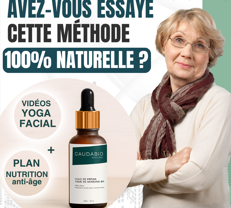 La solution naturelle pour faire disparaître les rides naturellement grace à l'huile de pépins de figue de barbarie CAUDABIO