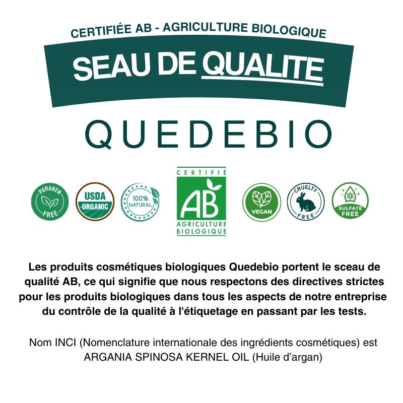 La Véritable Huile d'Argan 100% Pure et BIO - 50ml